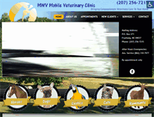 Tablet Screenshot of mwvmobilevet.com